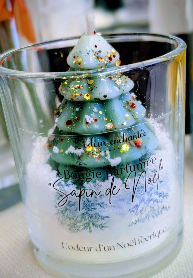Bougie parfumée &quot;SAPIN DE NOËL&quot;