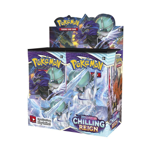 Sword &amp; Shield-Chilling Reign Booster Display Box (36 Packs) Ingles ( ACRILICO INCLUIDO )
