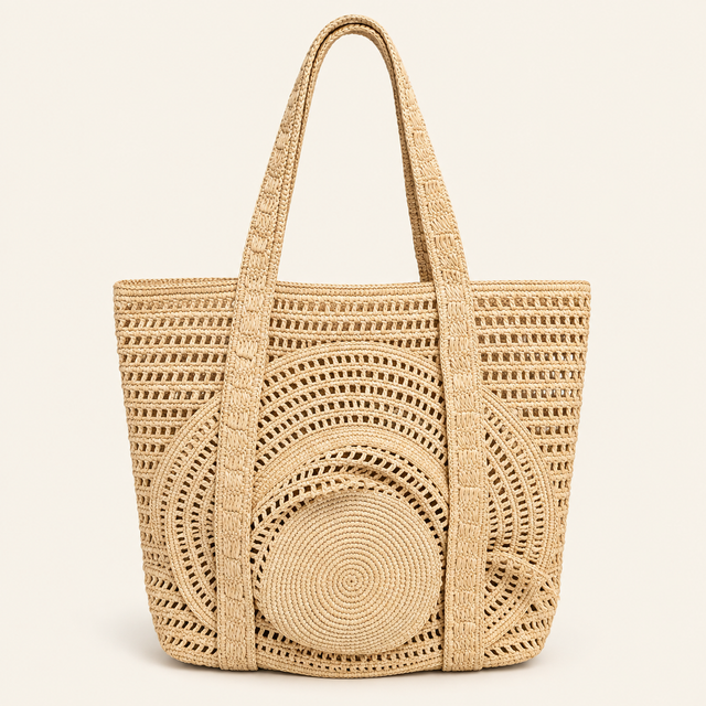 Sac Riviera en raphia de Madagascar