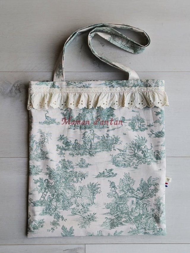 Tote bag " Maman d'antan" réversible