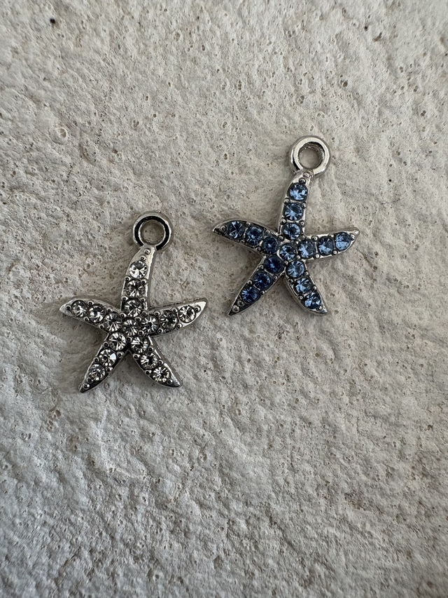 Charm Etoile de mer argentée