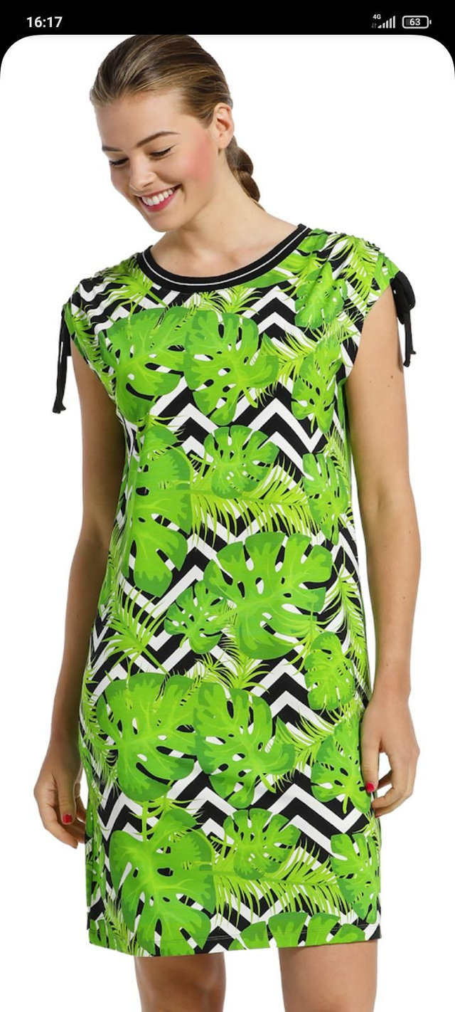 Abito Viscosa Pastunette Verde 