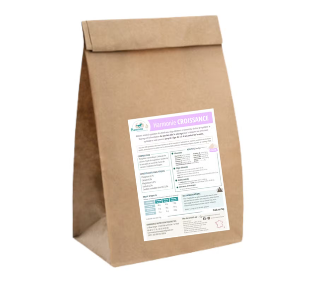 CMV Croissance poudre 5KG | Harmonie Nutrition Equine
