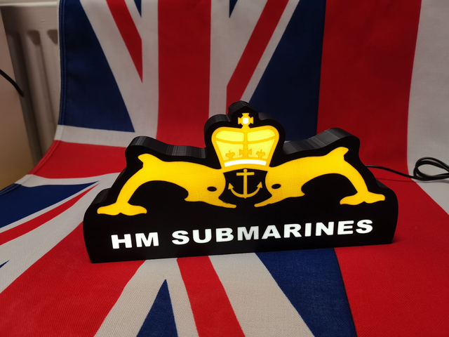 Submarine Dolphins Lamp