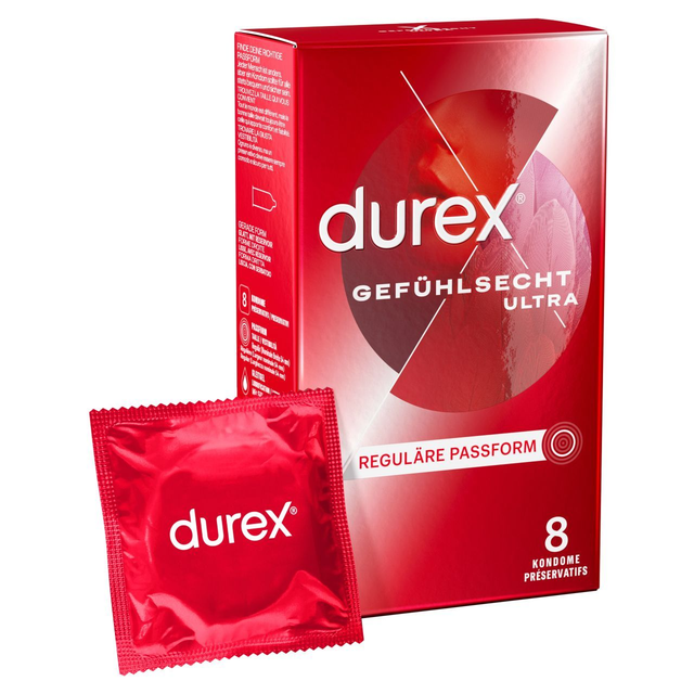DUREX Gefühlsecht Ultra 8 St. -New Design-