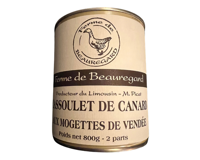Cassoulet de canard aux mogettes de vendée