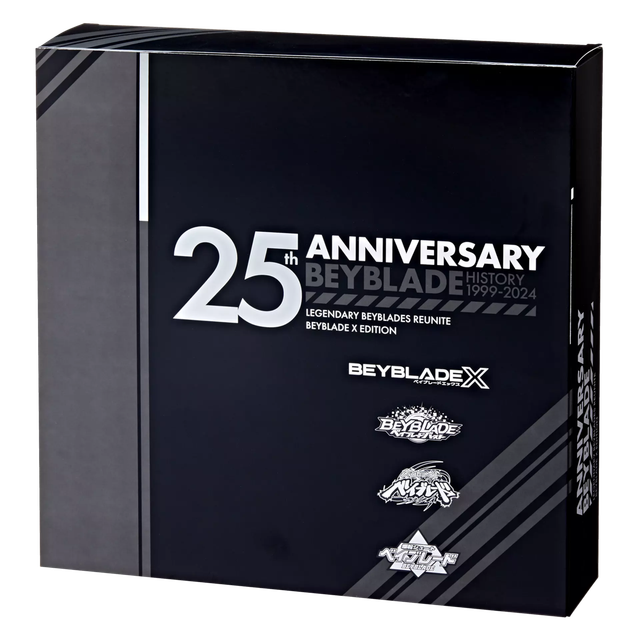 [LIMITED RARE] Takara Tomy Beyblade X BX-00 Beyblade 25th Anniversary Set