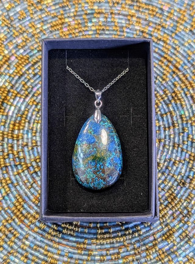 Pendentif Azurite 