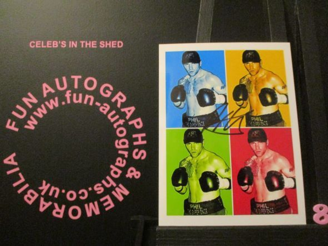Phil 'The Experience' Gill Authentic Autographed 6x4.5 Pop Art Limited Edition (8)
