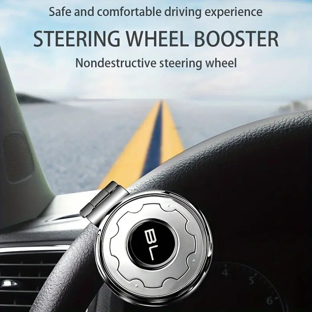 Metal Car Steering Wheel Booster Ball 1pc 