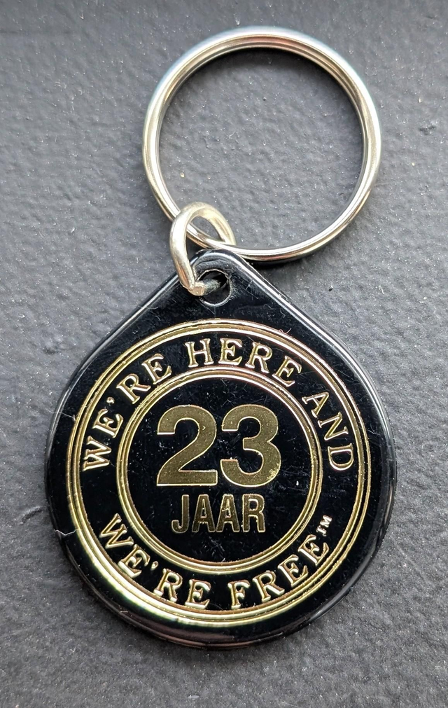 23 jaar plastic coin 