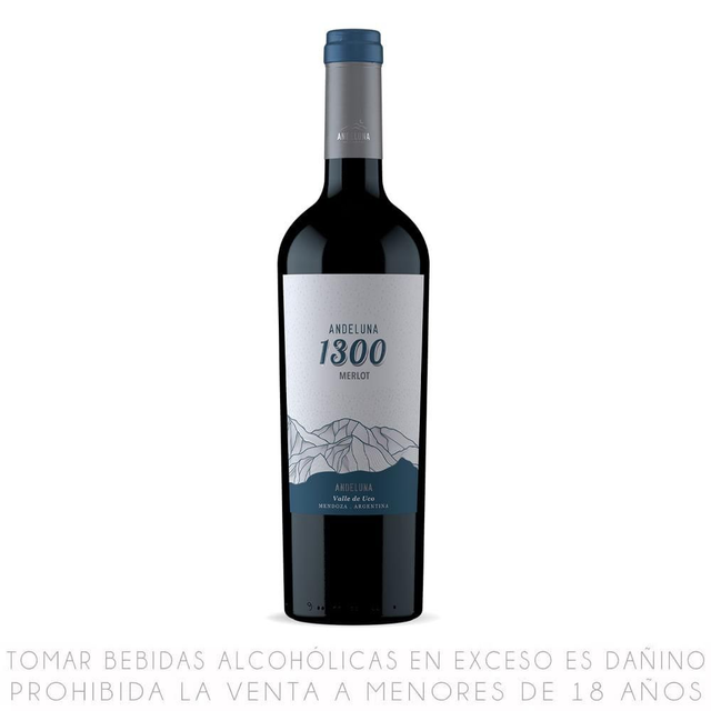 Andeluna Vino Merlot 1300 Bot 750 Ml
