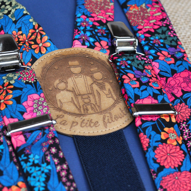 Bretelles kid’s - Ciara - Petrol