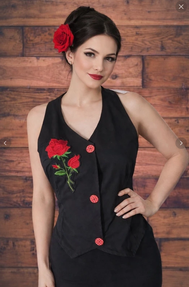 390 Taille M Gilet Dos nu Flamenco 