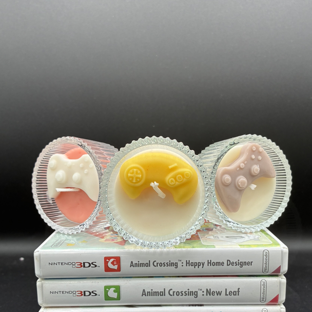 Bougie manette en pot 🎮