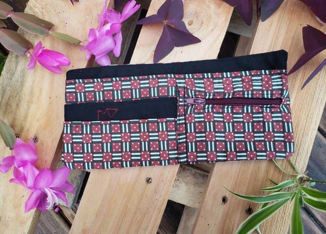 Porte-feuille avec fermeture éclair