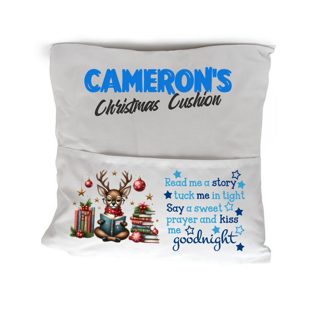 Pocket Cushion - Reindeer