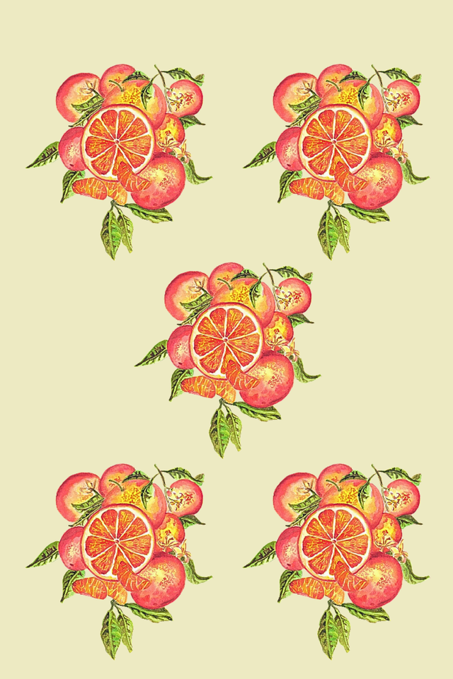 Fruity tea towels - Oranges