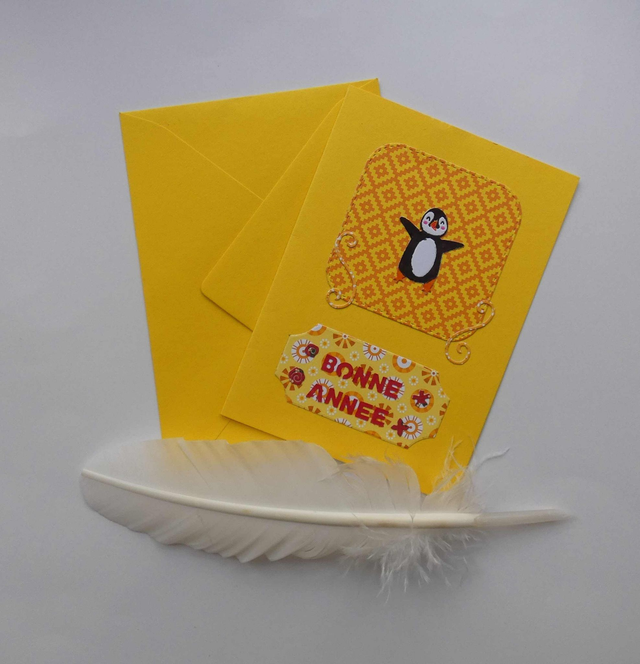 Le pingouin de la bonne année