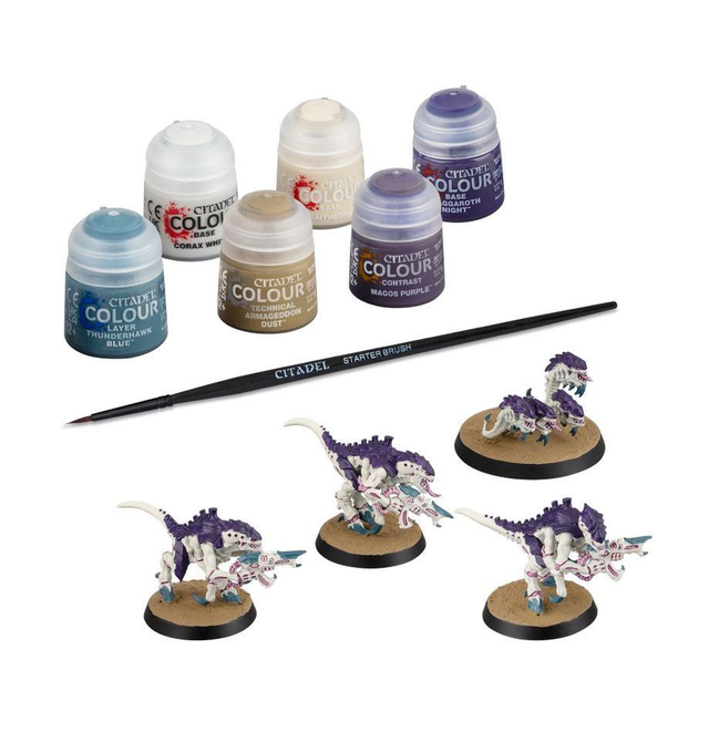 Tyranids: Termagants and Ripper Swarm & Paints