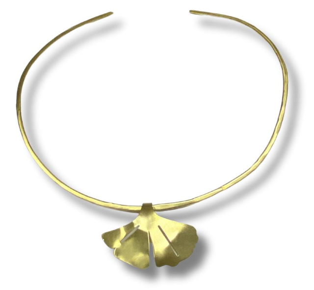 Girocollo "Foglia di Ginko singola"