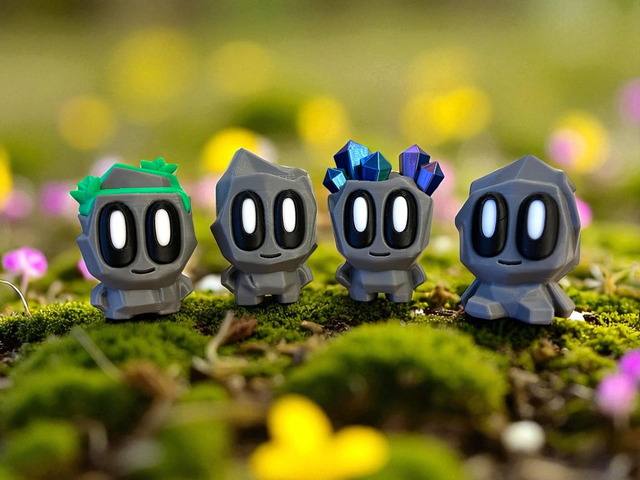 Little Pet Rock Figurines