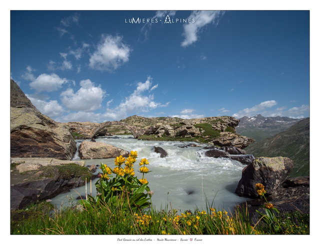 Pont Romain cirque des Evettes (Vanoise-France)