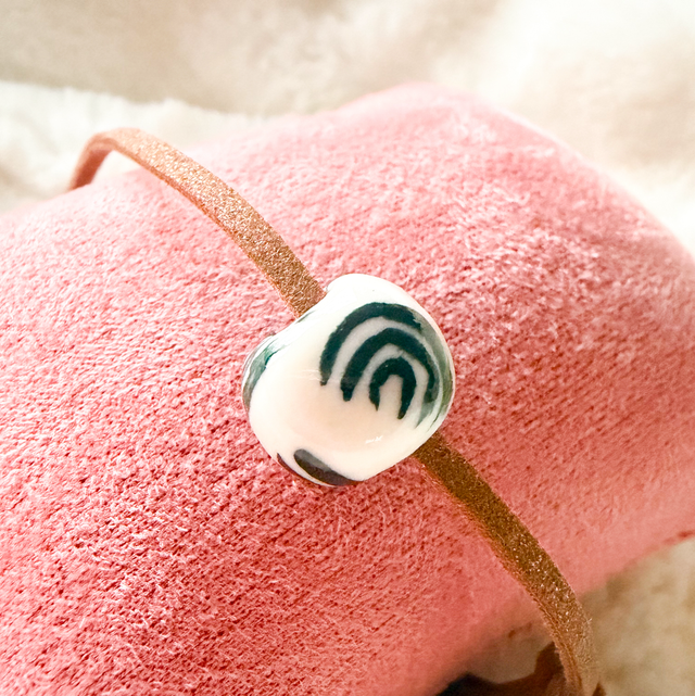 Bracelet PERLE de porcelaine