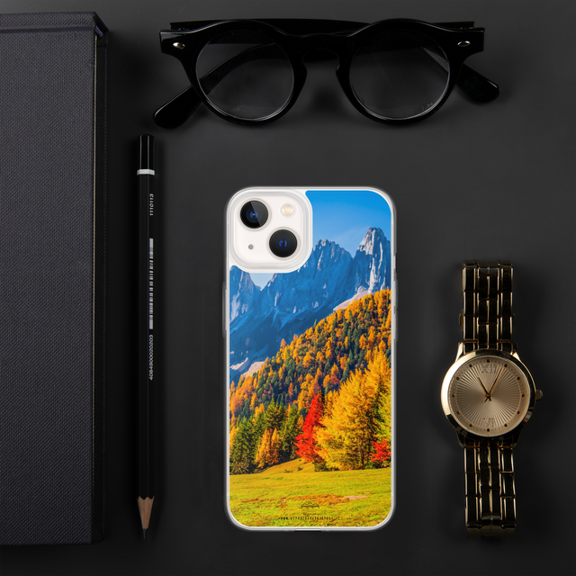 Cover iPhone in silicone mountain view fall