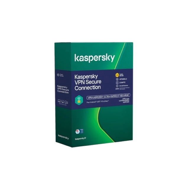 Logiciel sécurité Kaspersky - VPN Secure Connection - 1 An / 5PC