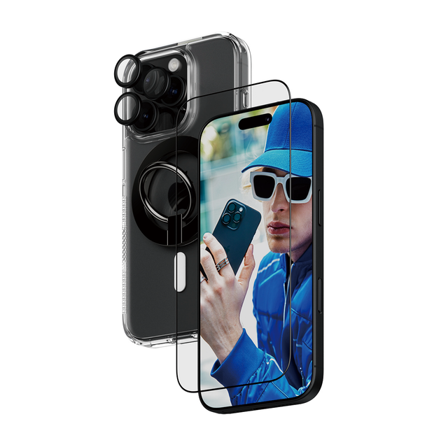 PanzerGlass ® 4-i-1 Beskyttelsespakke iPhone 16 Pro