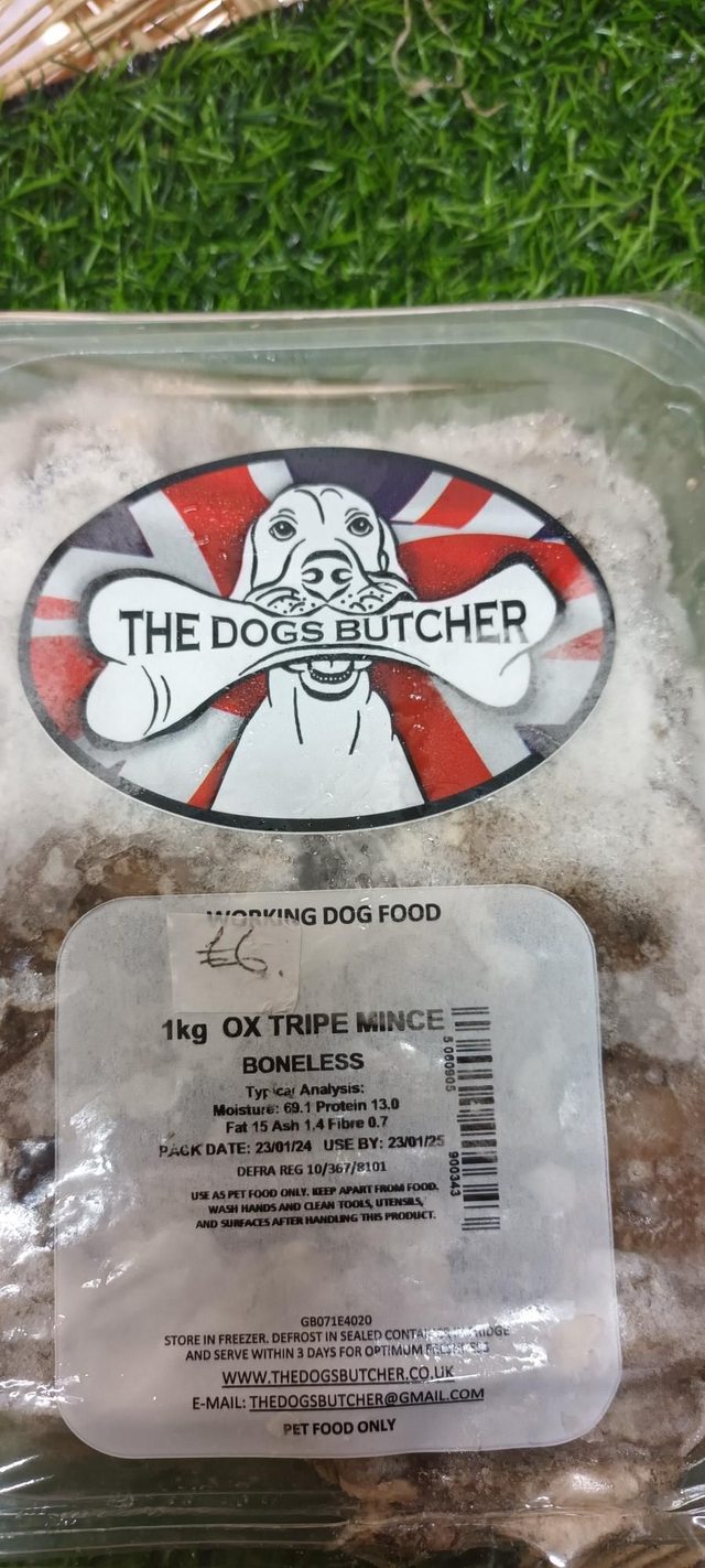 TDB working dog food 1kg 