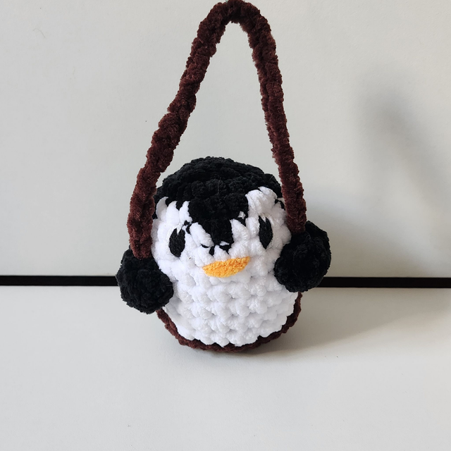 Attache rétroviseur pingouin