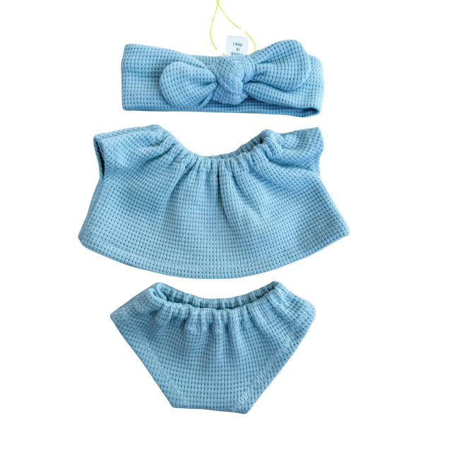 Ensemble bleu ciel pastel