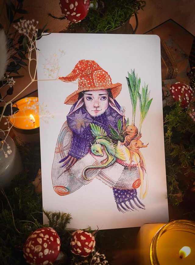 Carte &quot;Le marché des sorcières&quot;