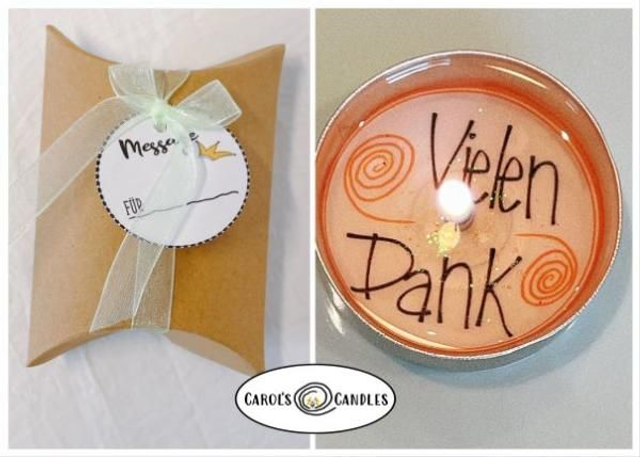 1er Teelicht - Vielen Dank