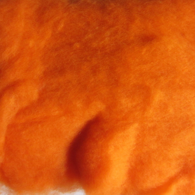 Lana cardata - (B) ORANGE (50 gr.)