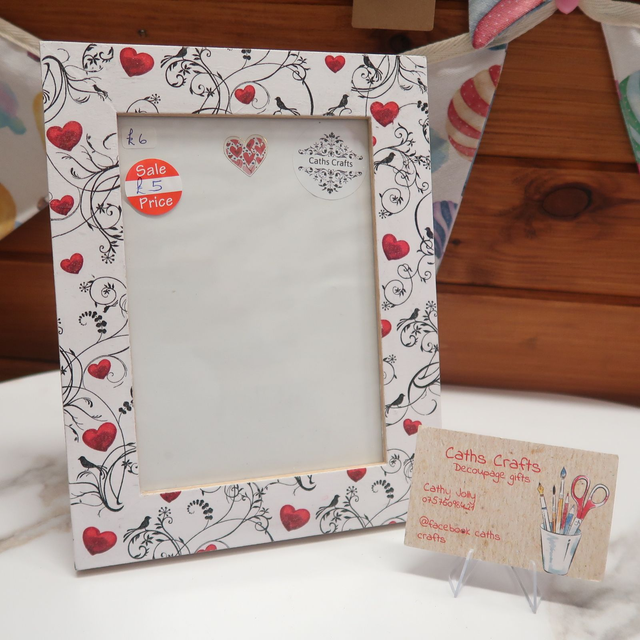 SALE! Decoupage Photo Frame - 6x4