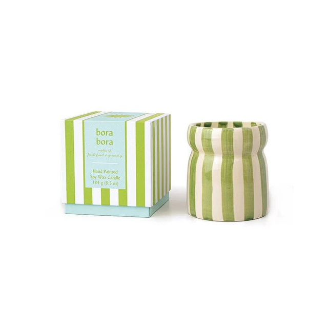 Bougie rayée - BORA BORA