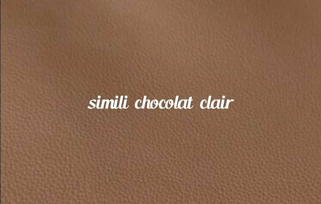 SIMILI CHOCOLAT CLAIR