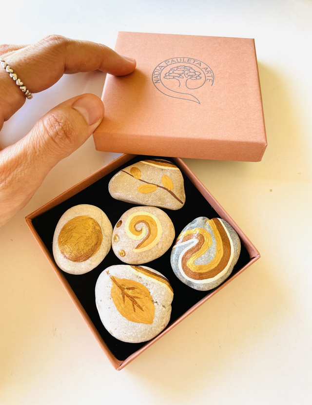 Caixa Presente Dourada