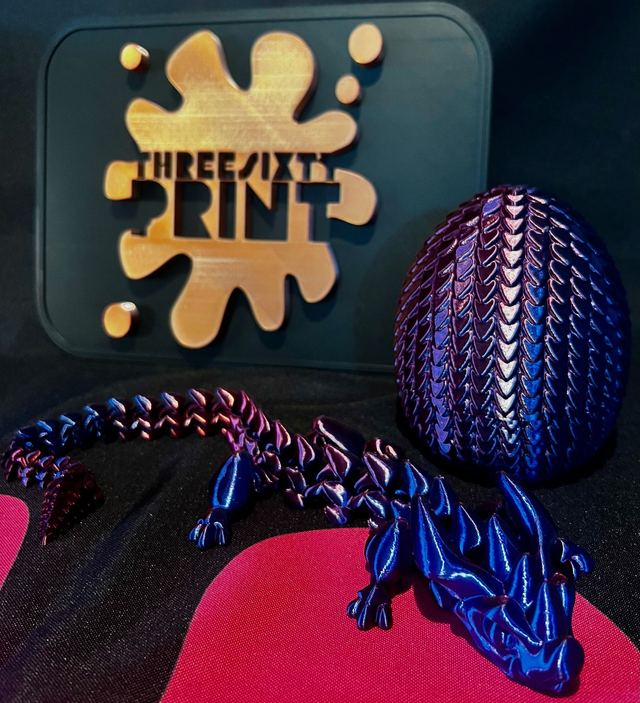 Dark Dragon with Egg