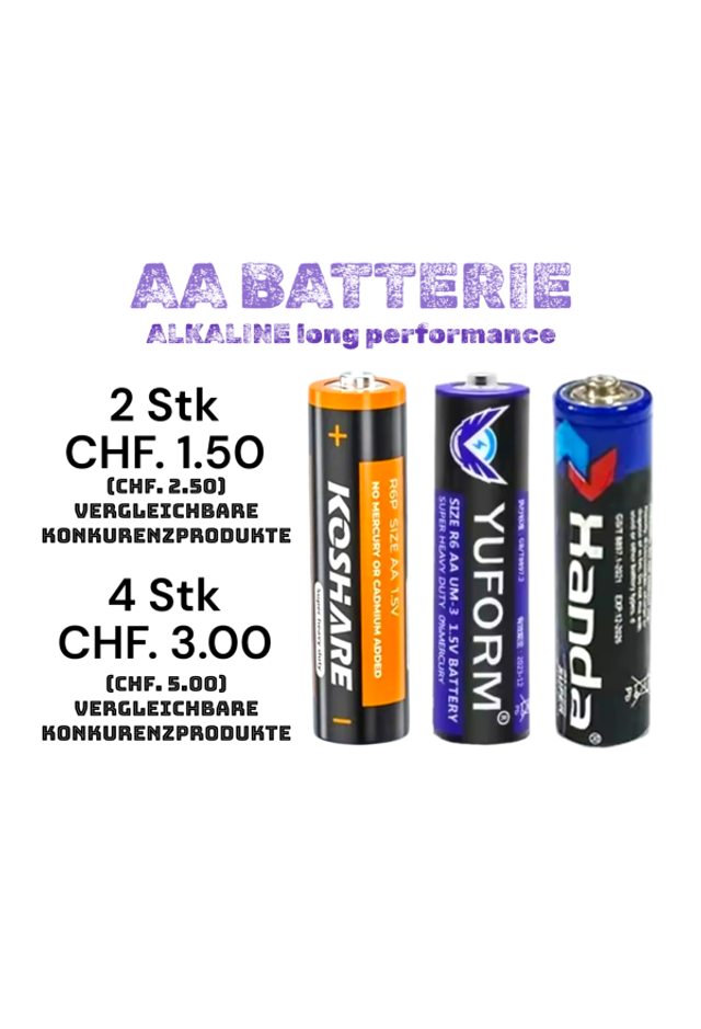Batterie Alkaline AA 4 Stk.