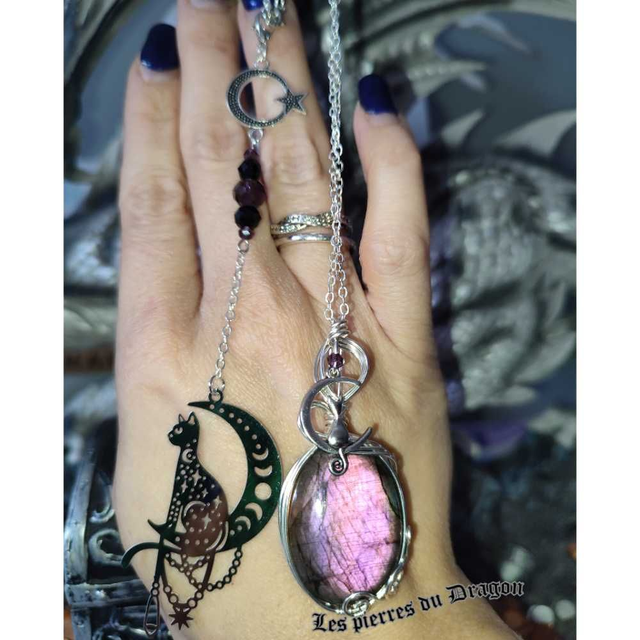 Talisman lune chatoyante