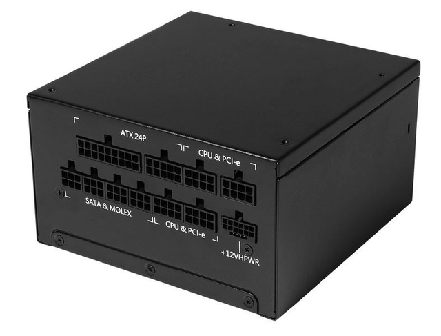 CWT 1200W Modular 80 Plus Gold ATX3.0 PCIe 5.0 Power Supply With 140mm FDB Black Fan