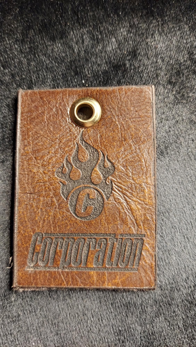 057 / 100 2nd Limited Edition Genuine CORP SOFA Leather Keyring