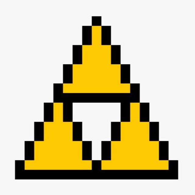 Boucles d&#039;oreilles Triforce