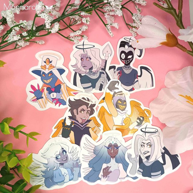 Hazbin Hotel Stickers •  Angels