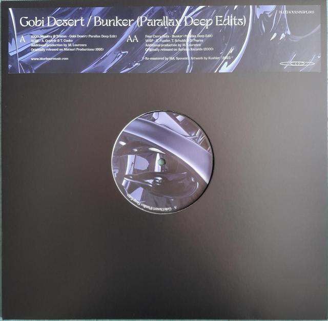Various - Gobi Desert / Bunker (Parallax Deep Edits) - BLUEHOURMXSPL003 - 12"