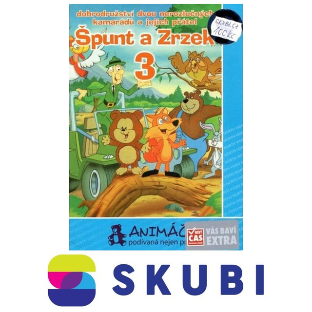 DVD Špunt a Zrzek 3 - Dobrodružství dvou nerozlučných kamarádů a jejich přátel